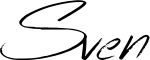 Handtekening van Sven