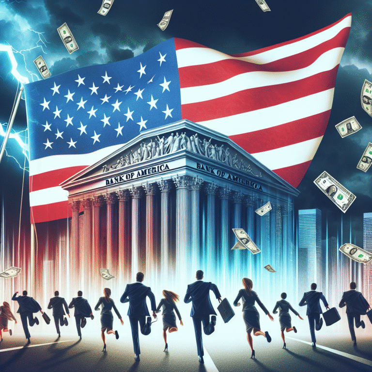 Beleggers Vluchten uit de VS Bank of America Begroot Crisis