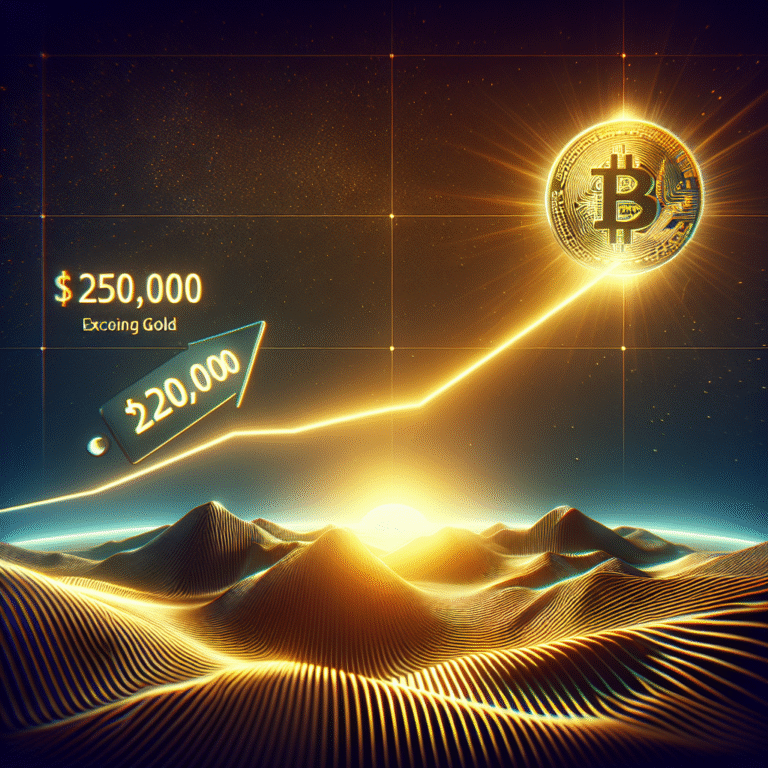 Bitcoin Knalt Voorbij Goud Koersdoel van 250.000 Aan de Horizon Is Dit het Moment om te Investeren