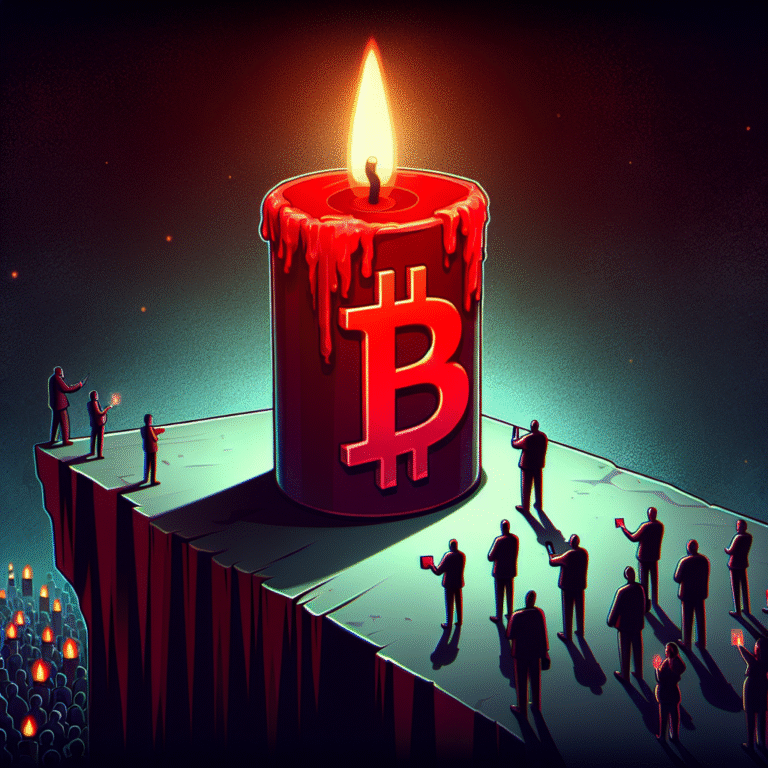 Bitcoin op de rand van een bearmarkt slechts een grote rode kaars verwijderd aldus analisten
