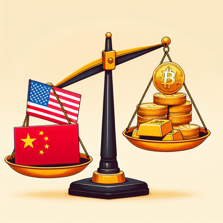 China dumpt Amerikaanse staatsobligaties voor Bitcoin en Goud in Strategische Verschuiving