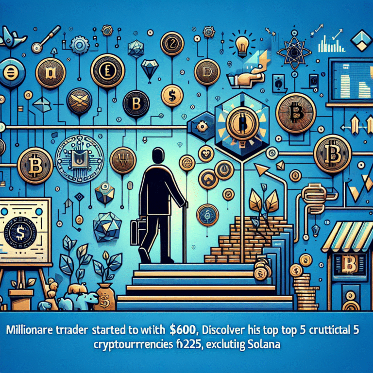 Miljonair handelaar startte met 600 Ontdek zijn top 5 cruciale cryptos voor 2025 zonder Solana
