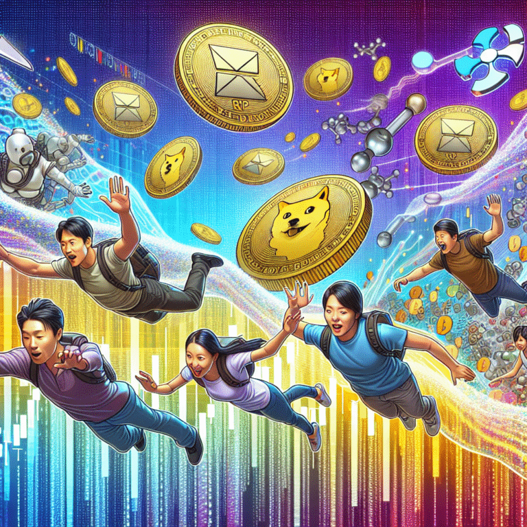 Zuid Koreanen Glijden In de Wereld van XRP en Dogecoin door Verzwakking Handelsoorlog