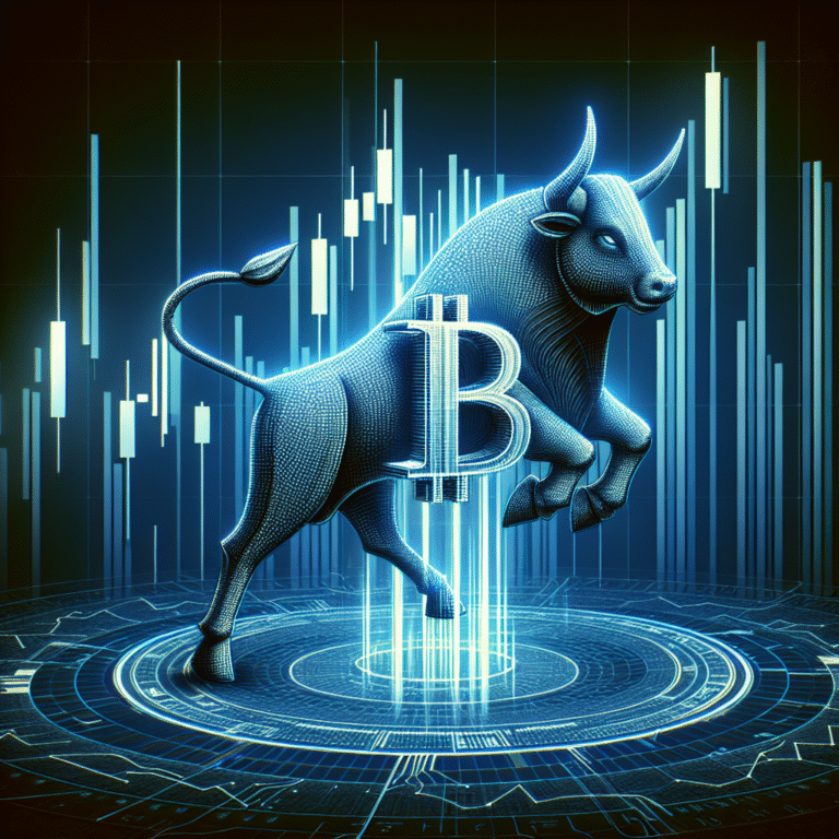 bitcoin vormt klassieke bull flag is een explosieve prijsstijging onder weg