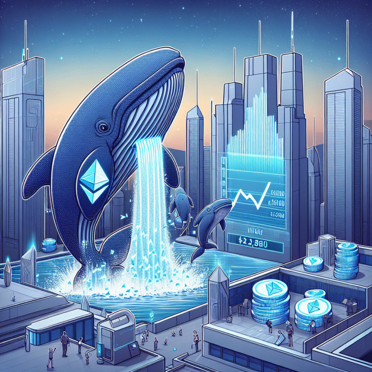gigantische uitstroom ethereum door whales zal de koers stijgen naar 2 800