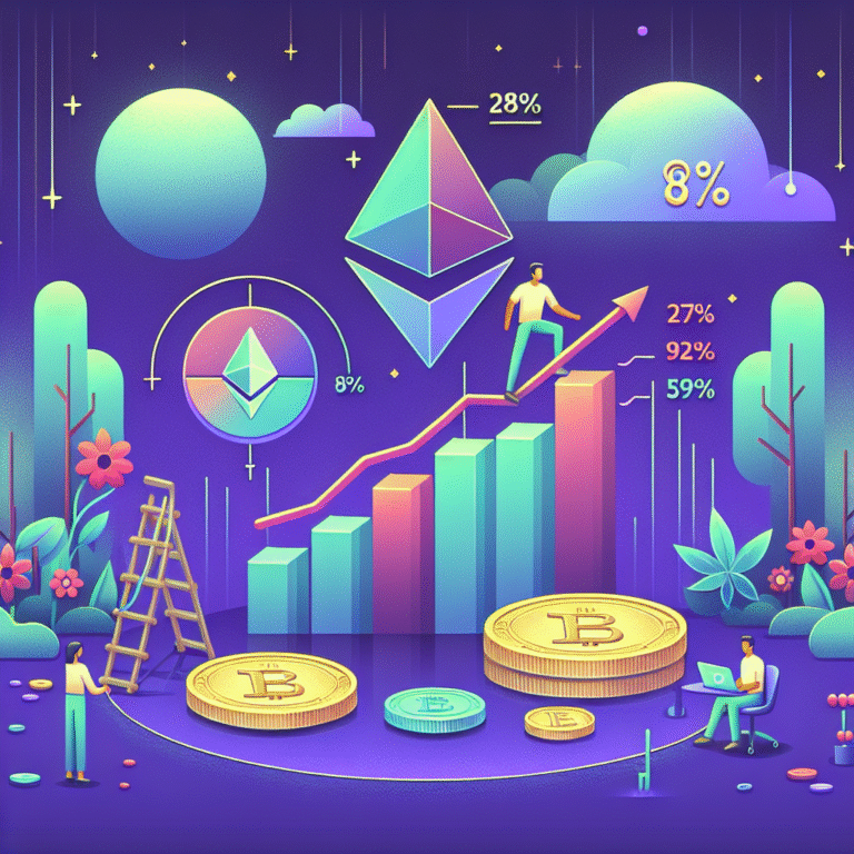 staked eth bereikt nieuwe recordhoogte met 28 van totaal ethereum aanbod tijdens 9 prijsstijging