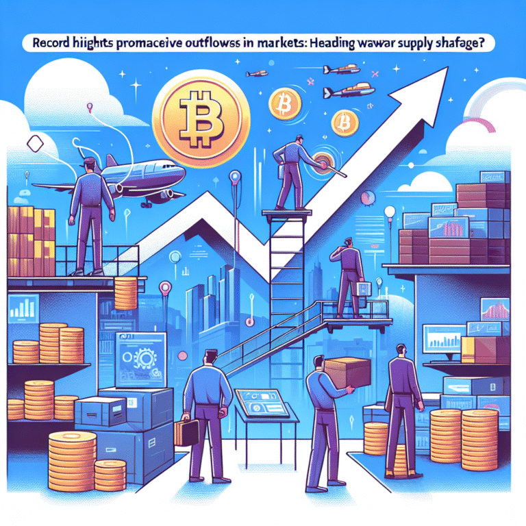 recordhoogte bitcoin ontlokt massale uitstroom op beurzen richting aanbodschaarste