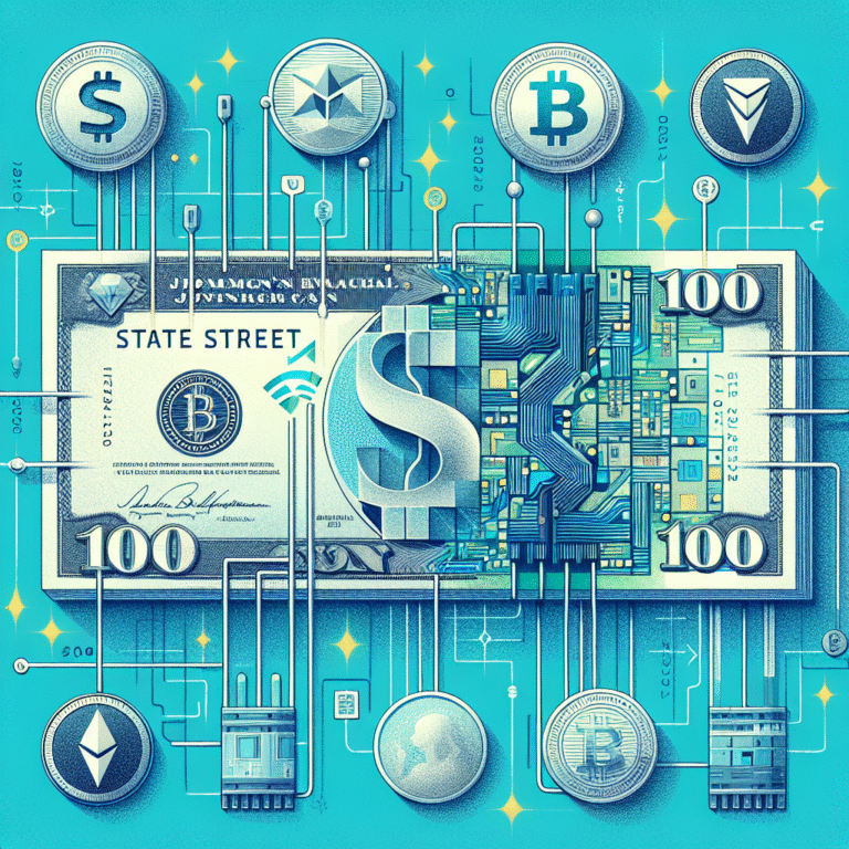 state street lanceert e100m digitale schuldbewijzen op jpmorgans eigen blockchain