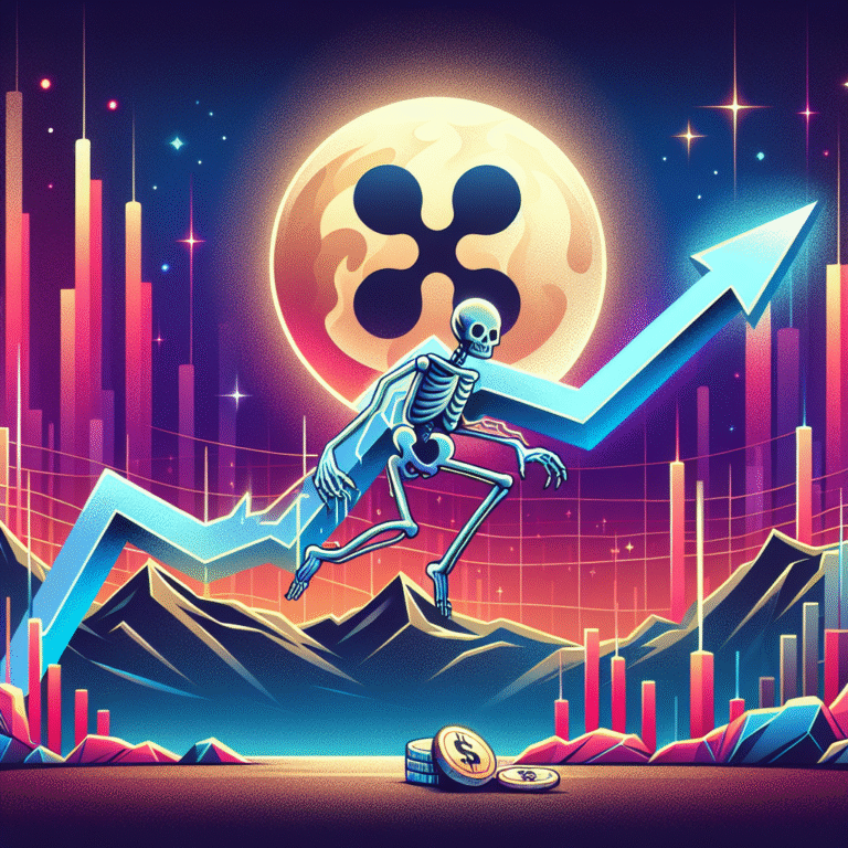 xrp vertoont doodskruis te midden van 190 volume stijging