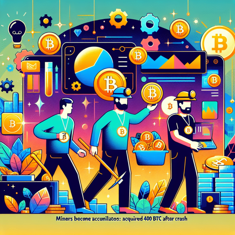 miners worden accumulators marathon verworven 400 btc na crash
