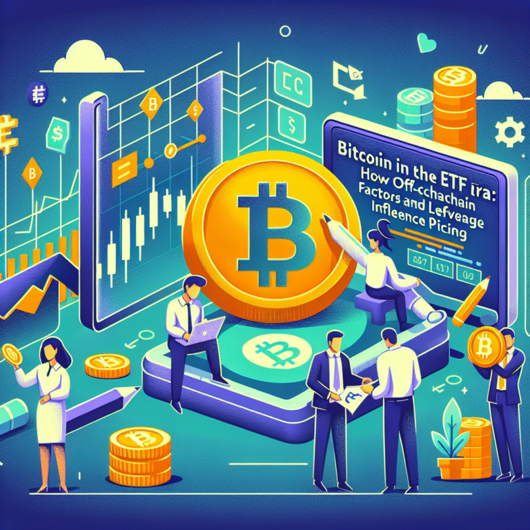 bitcoin in het etf tijdperk hoe off chain factoren en hefboomwerking de prijsbepaling beinvloeden