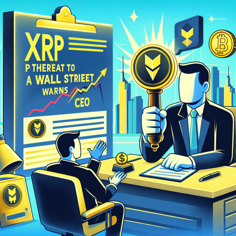 xrp vormt bedreiging voor wall street waarschuwt ceo