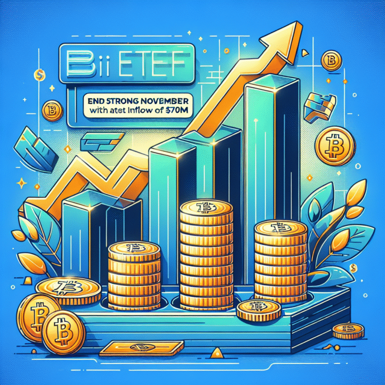 bitcoin etfs sluiten sterk november af met laatste inflow van 70m