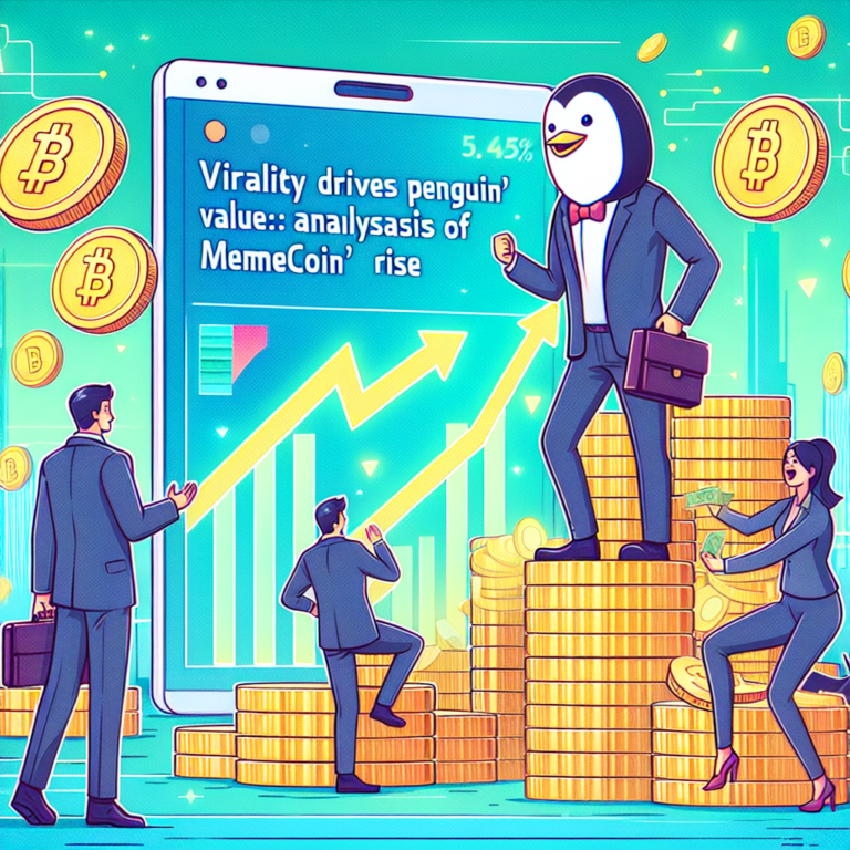 viraliteit drijft penguins waarde analyse van memecoins 564 stijging