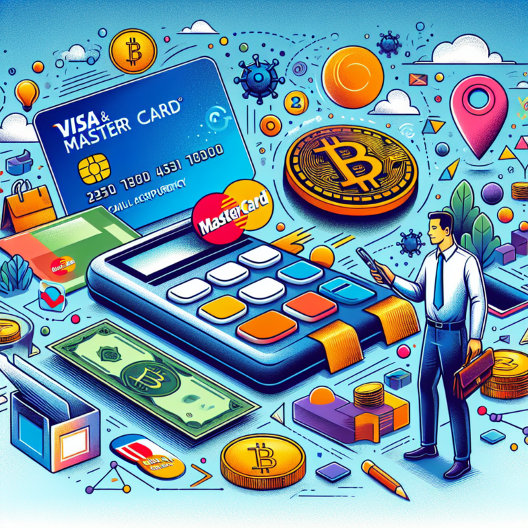 visa en mastercard voorzichtige acceptatie van cryptovaluta