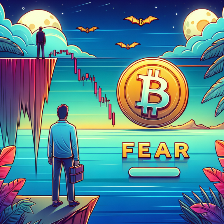 bitcoin op rand van vierde wekelijkse daling angst drijft cryptomarkt