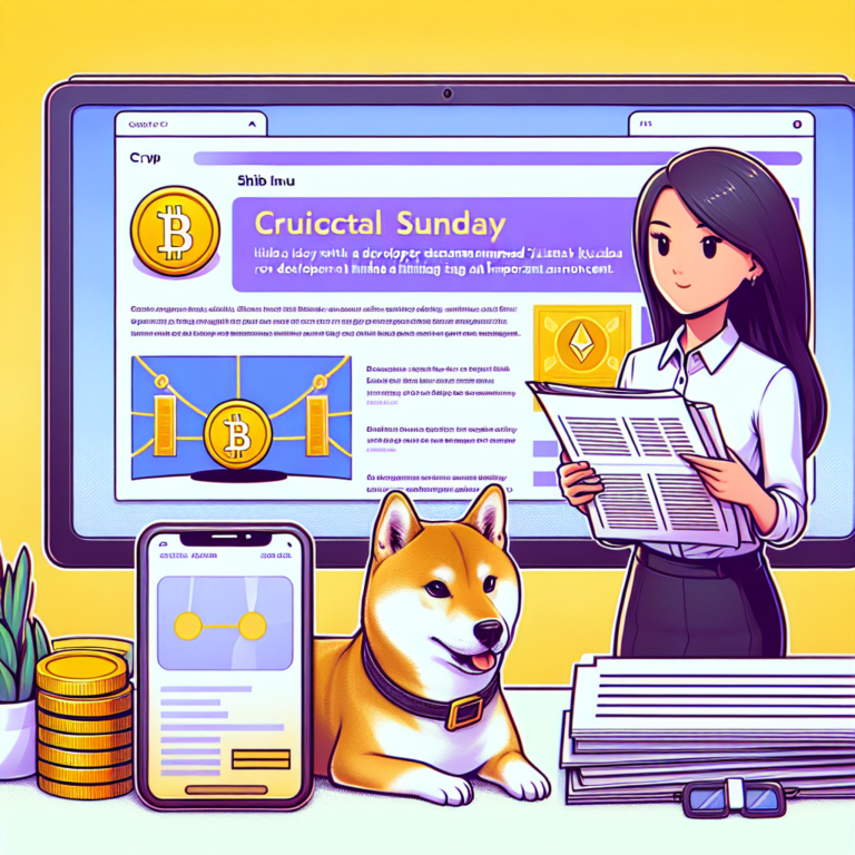 shiba inus cruciale zondag ontwikkelaar kusama hint naar belangrijke aankondiging