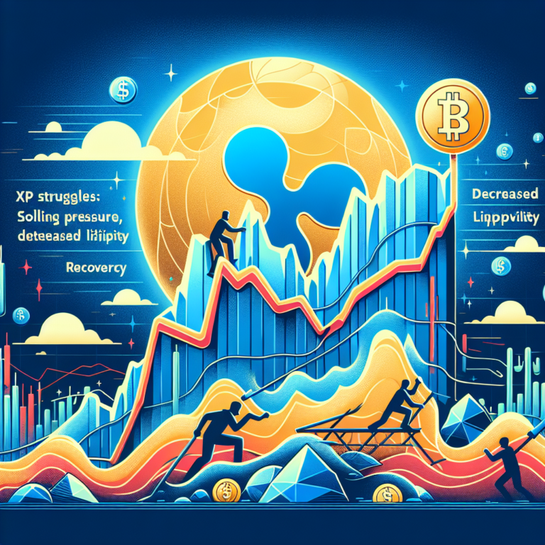 xrp worstelt marktvolatiliteit verkoopdruk en daling van liquiditeit bedreigen herstel