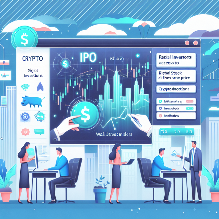 crypto platform biedt retail investeerders toegang tot ipo aandelen voor dezelfde prijs als wall street insiders