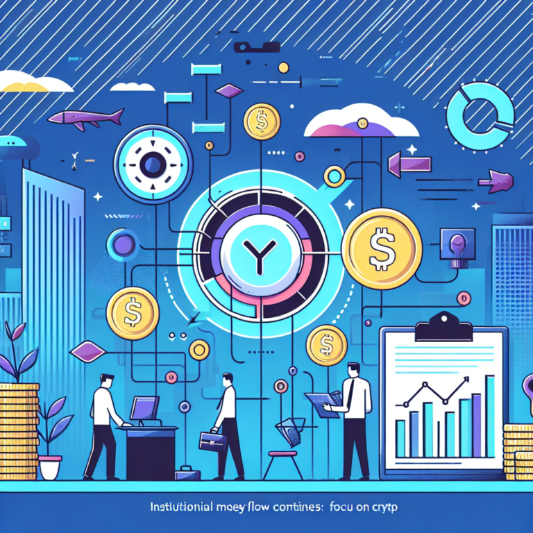 institutionele geldstroom zet door focus op rendement in crypto