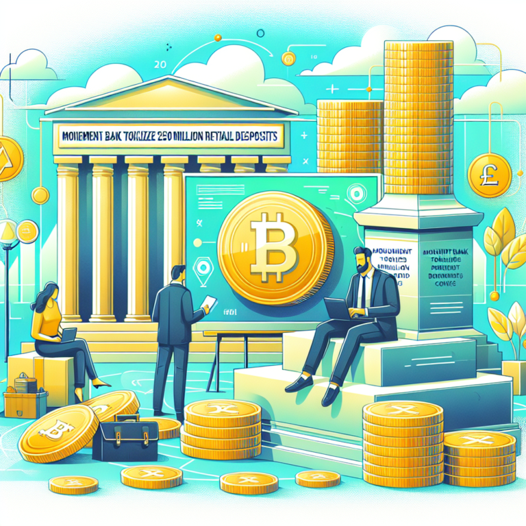 monument bank tokeniseert 250 miljoen pond retail depositos