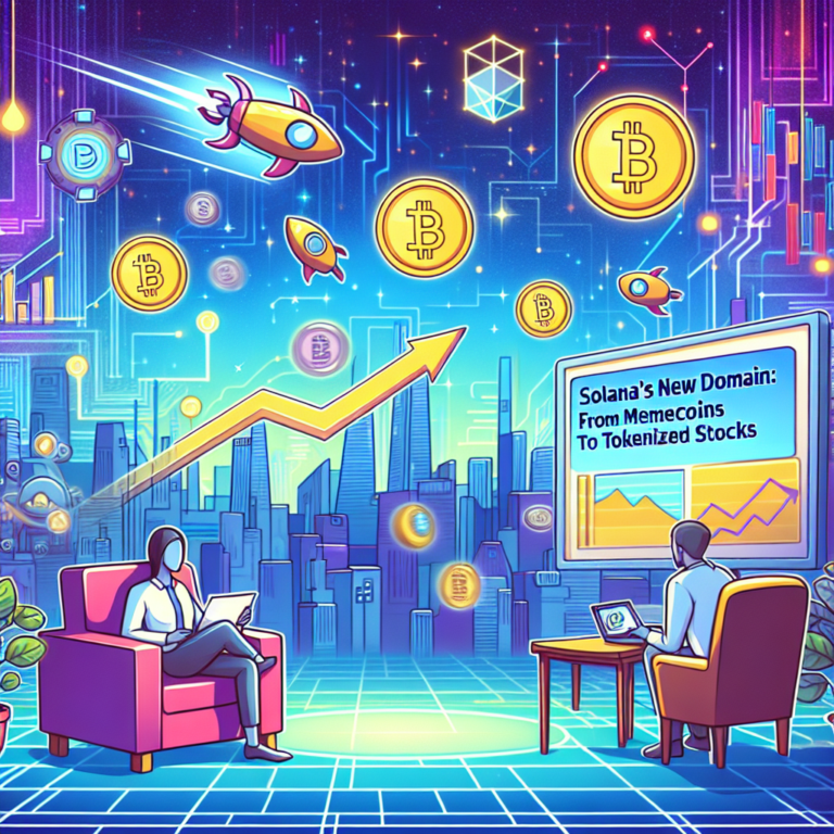 solanas nieuwe domein van memecoins naar tokenized stocks