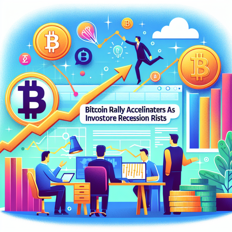 bitcoin rally versnelt terwijl beleggers recessie risicos negeerden