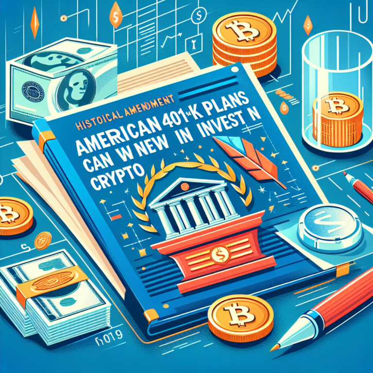 historische wijziging amerikaanse 401k plannen mogen nu in crypto investeren