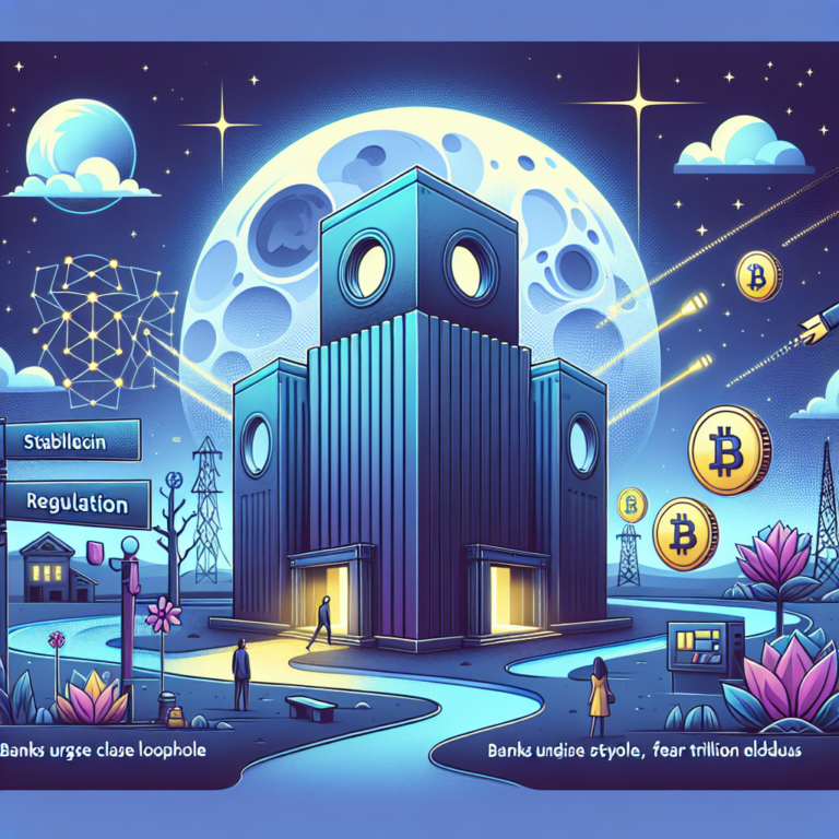 stablecoin regulering banken dringen aan op sluiting loophole vrezen 66 biljoen uittocht