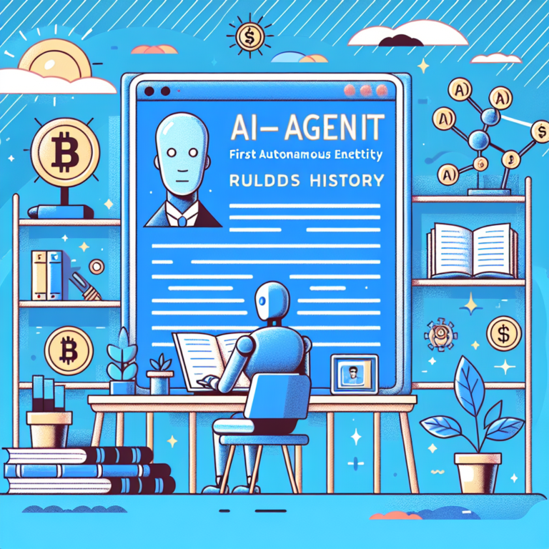 ai agent manfred schrijft geschiedenis eerste autonome entiteit die eigen bedrijf opricht