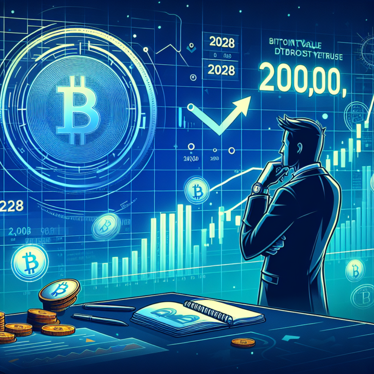 analist voorspelt bitcoin waarde van 200 000 in 2028 ondanks tussentijdse daling