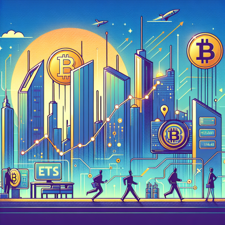 bitcoin etfs hernieuwde institutionele interesse ondanks gematigde groei