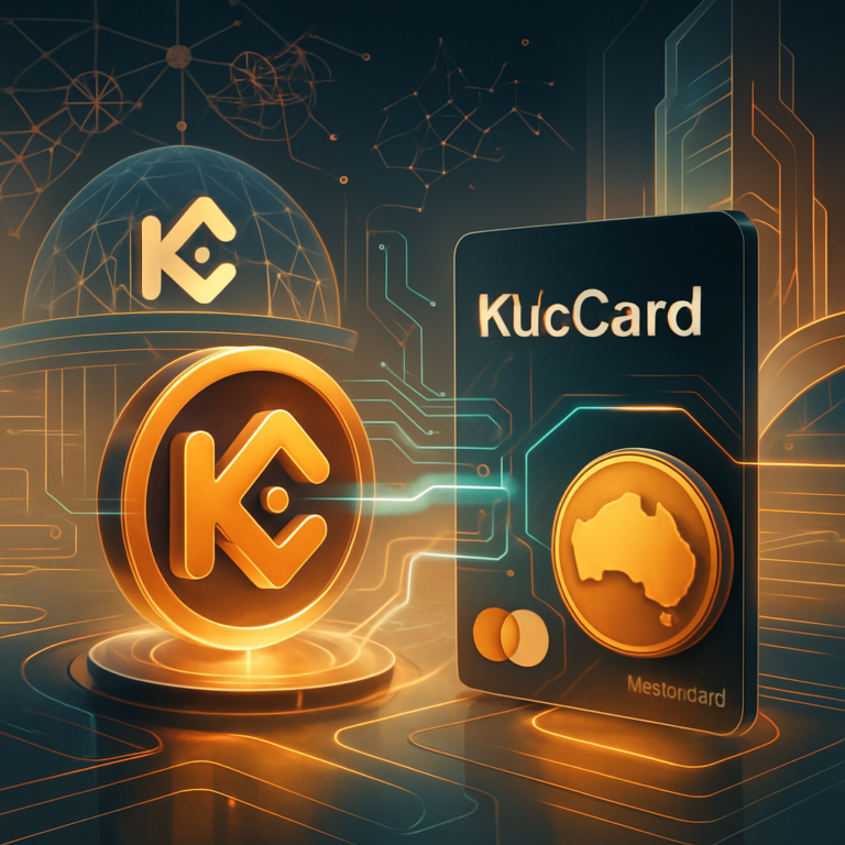 kucoin australie regulerende focus met mastercard lancering