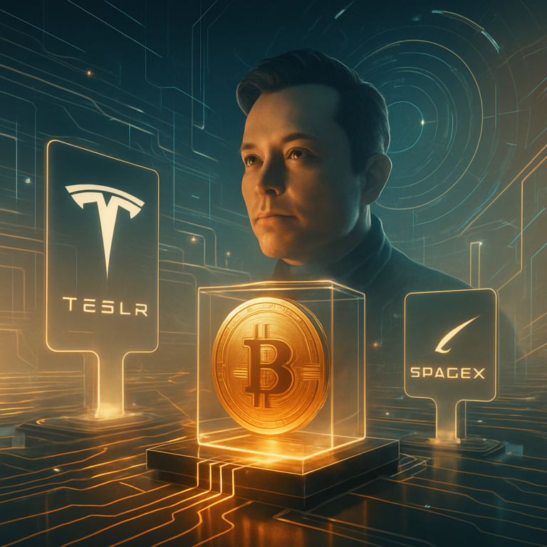 musks megafusie tesla en spacex unificatie kan s werelds grootste corporate bitcoinportefeuille creeren