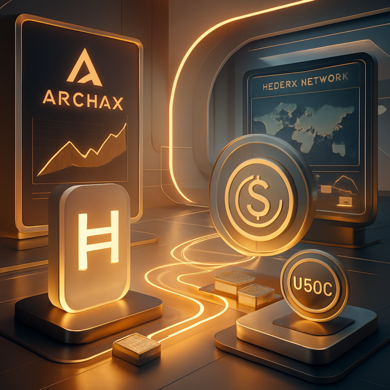 archax innoveert realtime rente uitbetalingen op tokenized securities via hedera netwerk
