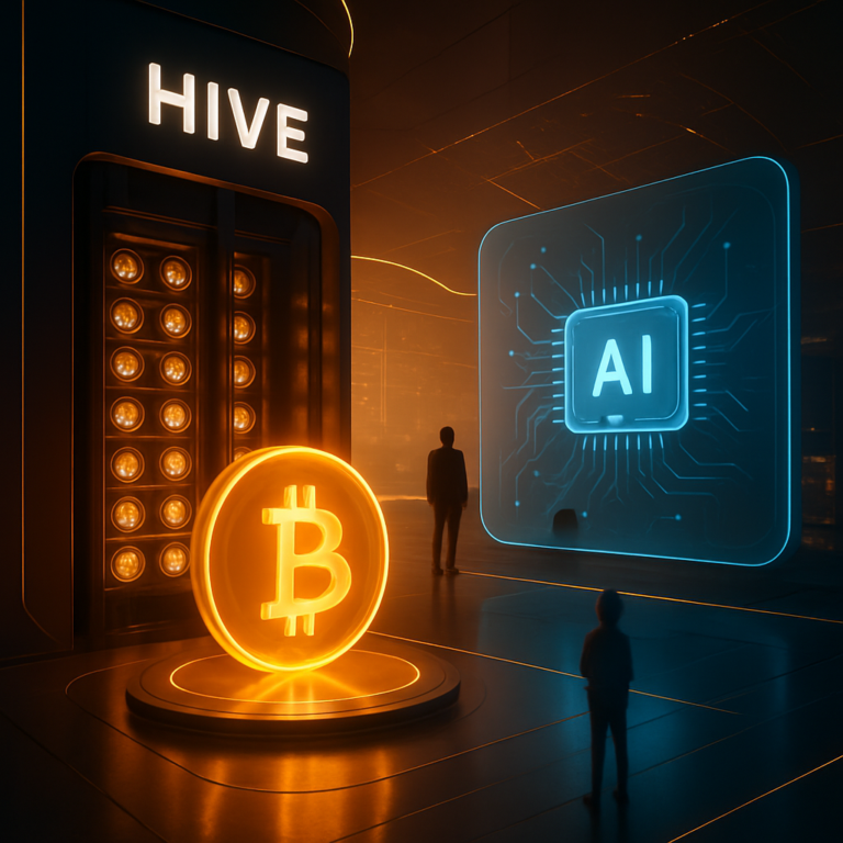 bitcoin miner hive behaalt omzetstijging door inzetten op ai groei