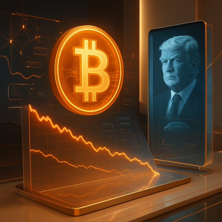 bitcoin verliest alle winst sinds trump zijn herverkiezing