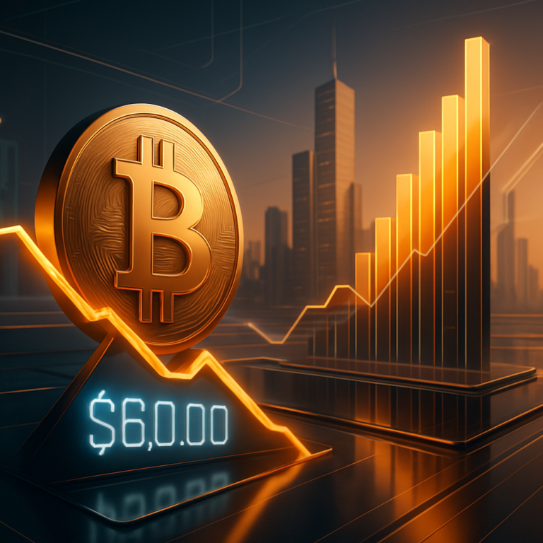 bitcoin worstelt met 60k grens terwijl amerikaanse aandelenmarkten pieken