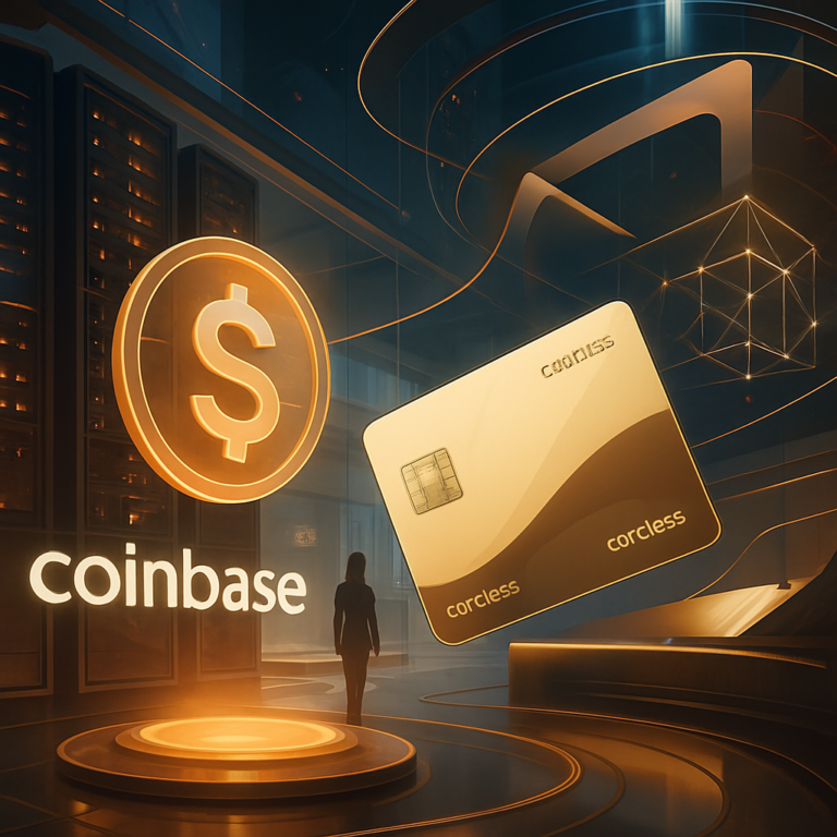 coinbase en cardless lanceren kredietkaart ondersteund door stablecoins