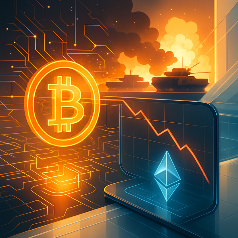 groeiende spanningen en falende vredesbesprekingen schudden crypto markt bitcoin en ether dalen
