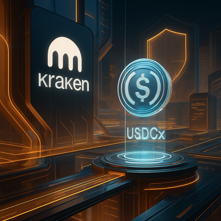 kraken introduceert usdcx ondersteuning op het privacygerichte canton netwerk