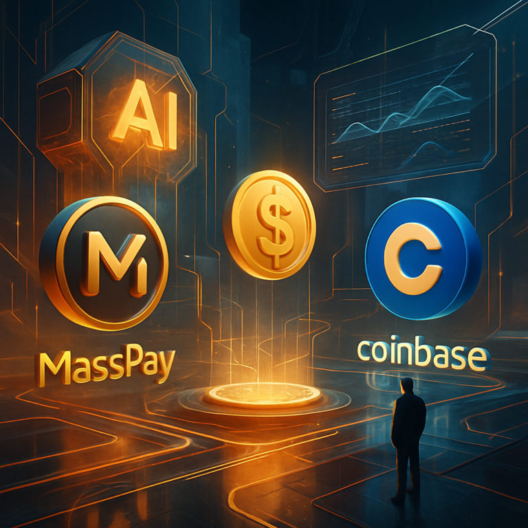 masspay versterkt stablecoin betalingen met coinbase