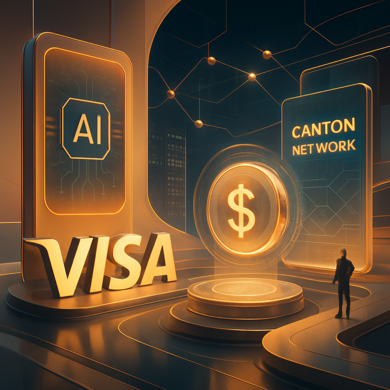 visa experimenteert met private stablecoin betalingen op canton network