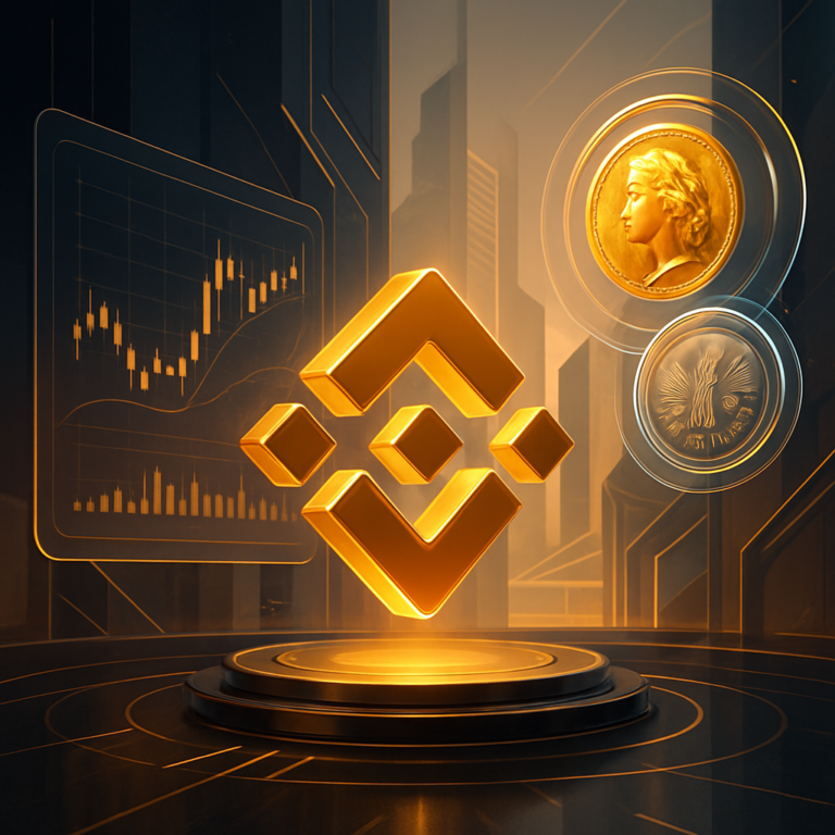 binance voegt goud en zilver opties toe aan cryptocurrency exchange platform