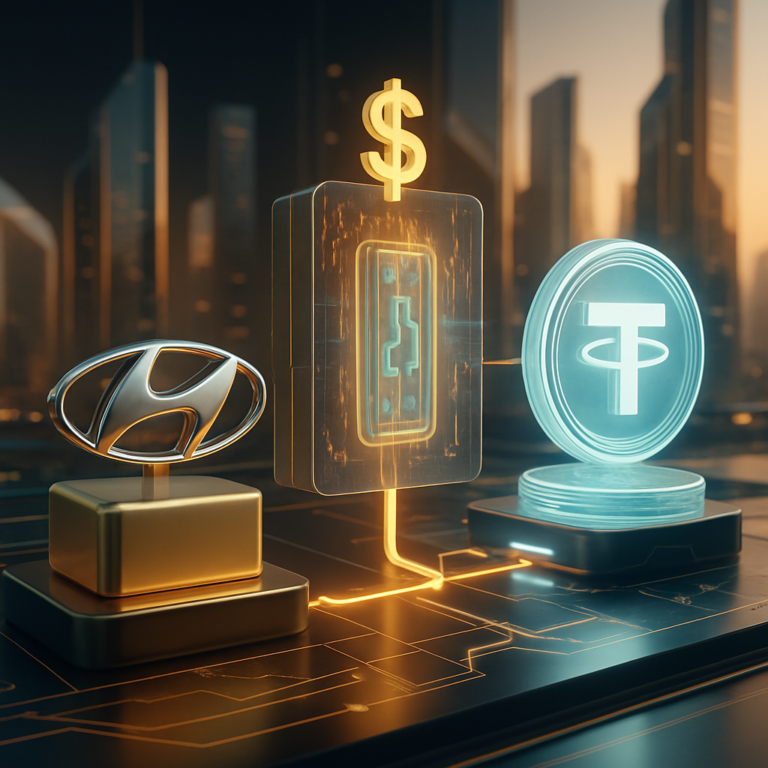 hyundai pioniert in grensoverschrijdende betalingen met blockchain en stablecoins