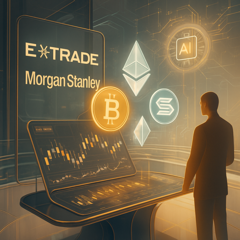 morgan stanley betreedt cryptomarkt etrade lanceert spot crypto trading