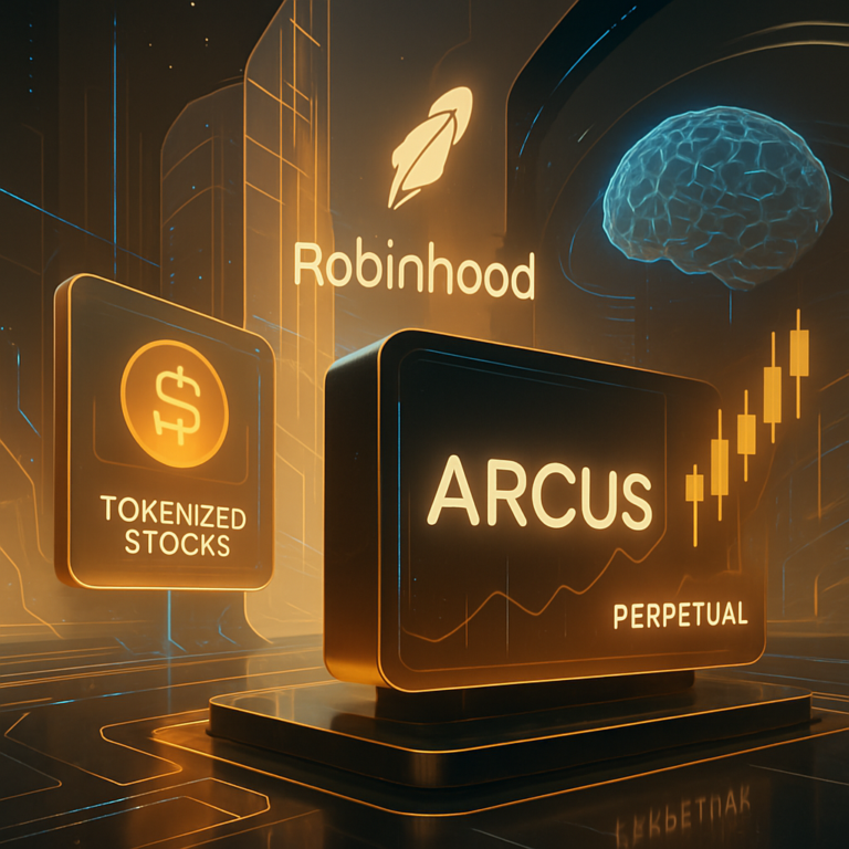robinhood en dydx onthullen arcus nieuwe focus op getokeniseerde aandelen en perpetual trading
