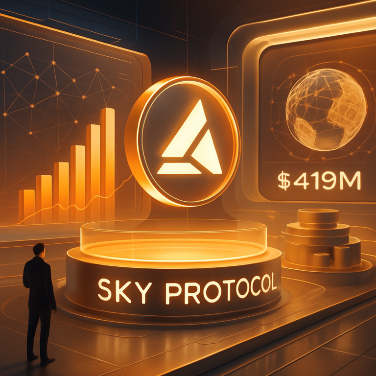 sky protocol analyse van 419m annualized inkomsten en economische impact op defi