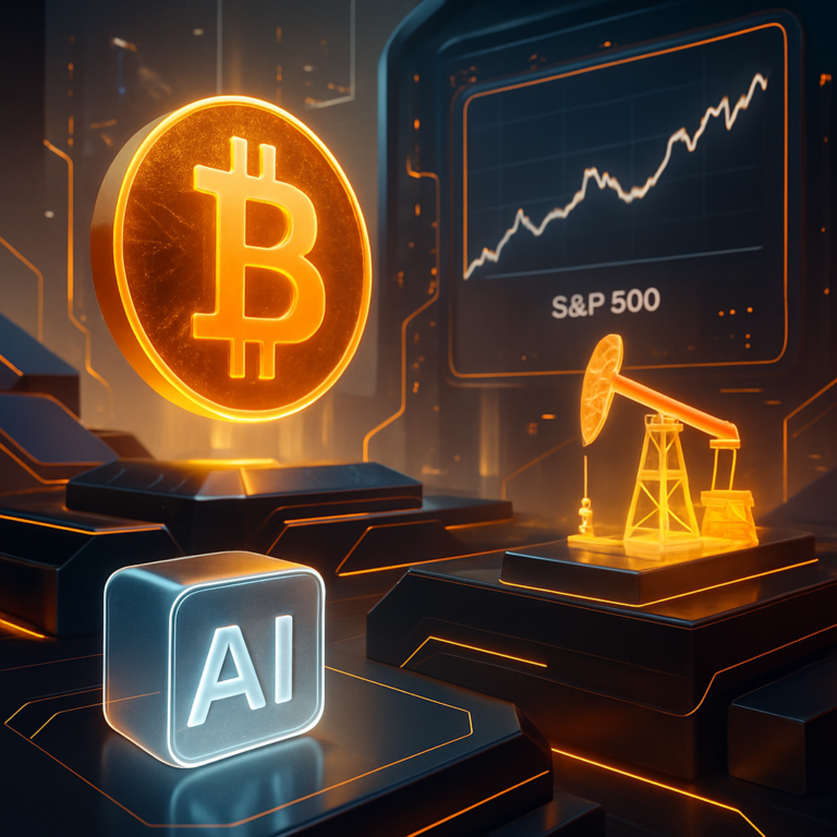 bitcoin bereikt nieuwe hoogtepunten terwijl olie optimisme sp 500 naar recordniveaus duwt