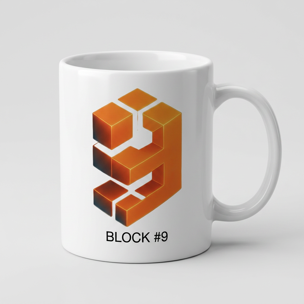 Block #9 mug